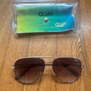 Quay High Key Mini Two Tone Sunglasses